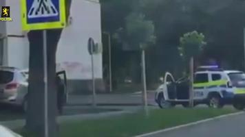 (VIDEO) Plimbare cu ghinon prin Chișinău. A furat o mașină și a fost reținut de un echipaj BPRO