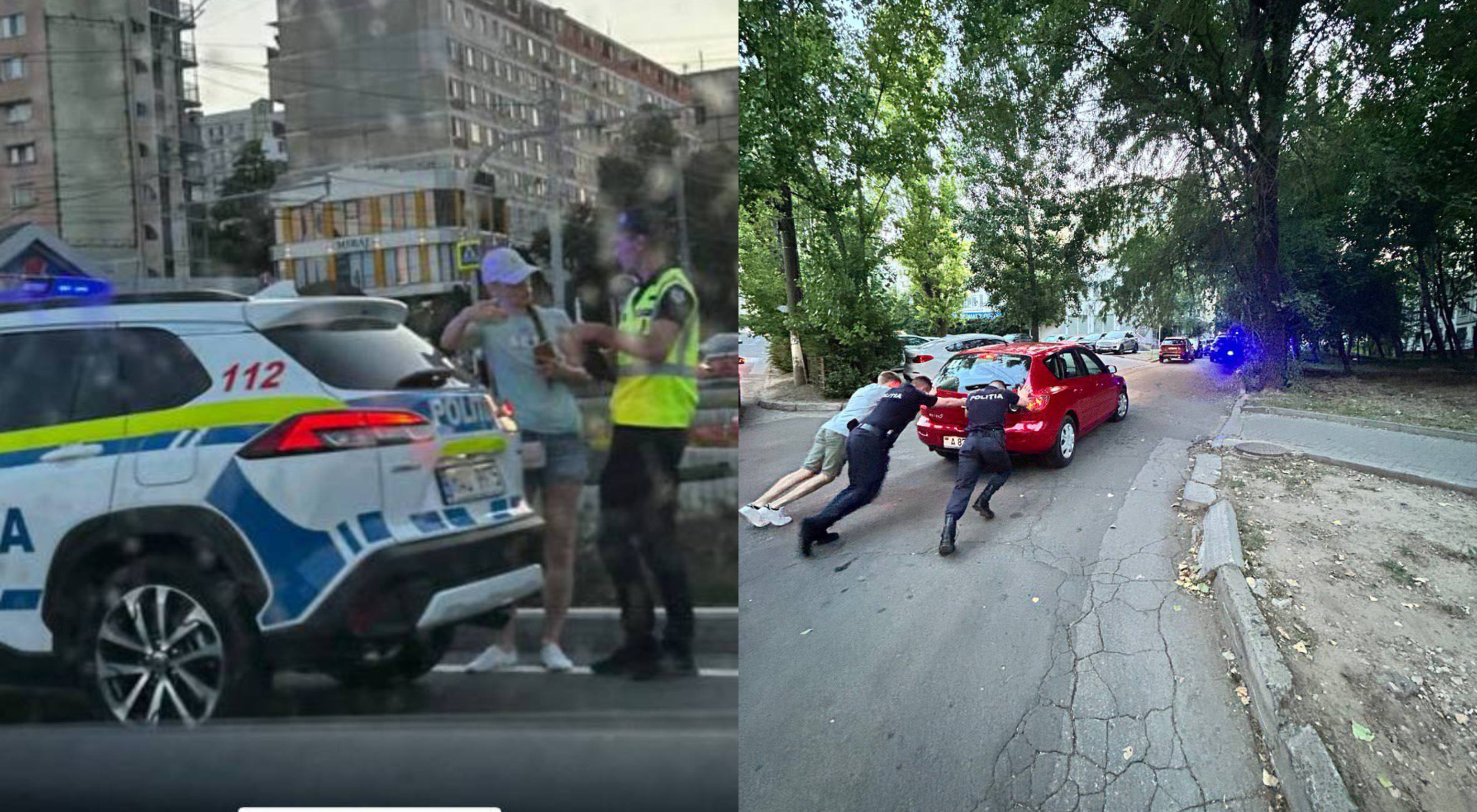 Experiența „neplăcută-plăcută” a unui șofer căruia i s-a defectat mașina în sectorul Ciocana 1 Amendat de INSP, ajutat de BPRO. Aventurile unui șofer căruia i s-a defectat mașina în sectorul Ciocana