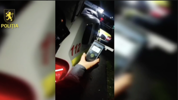 (VIDEO) Încă doi tineri aflați în stare de ebrietate la volan, stopați de polițiști la Ungheni