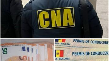 Bărbat din Edineţ, denunțat la CNA, după ce ar fi primit 2.500 de euro pentru perfectarea a trei permise de conducere