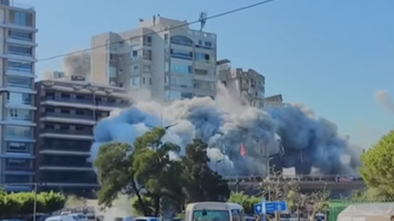 (VIDEO) Israelul bombardează suburbiile sudice ale Beirutului