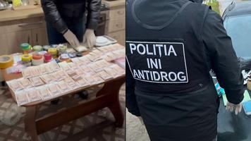 (VIDEO) Schemă de trafic de droguri pe Telegram, de 2 mln. de lei, dată peste cap de INI