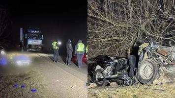 (FOTO) Șofer de TIR din R.Moldova, implicat într-un grav accident în Ucraina. Cinci tineri au murit