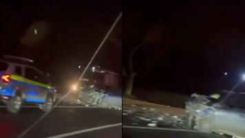 (VIDEO) Trei persoane, printre care un copil de 6 ani, victimele unui accident, provocat de un vitezoman cu Mercedes, la Orhei