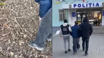 (VIDEO) „Fiind băiet păduri cutreieram”. Tânăr prins cu hașiș ascuns în fâșiile forestiere din Ungheni