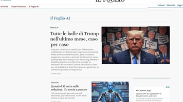 Prima ediţie din lume a unui ziar generat de inteligenţa artificială, publicată în Italia