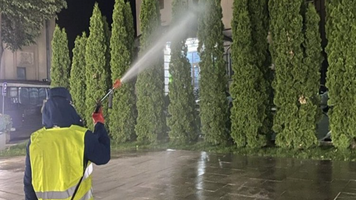 Spațiile verzi din Chișinău, tratate împotriva căpușelor