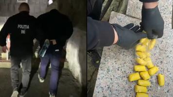 (VIDEO) „Afacerist” pe Telegram cu droguri din Ucraina, încătușat de INI