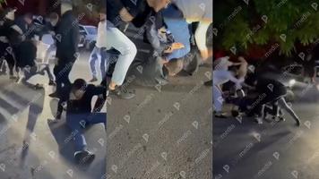 (VIDEO 18+) Bătaie în masă la un club de noapte de fițe din Chișinău