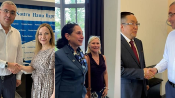 „Zi internațională” la Partidul Nostru: Renato Usatîi s-a întâlnit cu oficiali de la Ambasadele SUA, Chinei și ONU