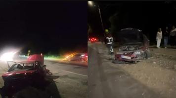 (VIDEO) Accident în lanț cu implicarea a trei mașini la Ialoveni