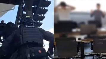 (VIDEO) Mascații Fulger au descins la un nou „call-centru” din Chișinău, care și-ar fi înșelat clienții