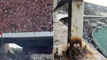 (VIDEO) Trei morți și peste 70 de răniți în urma unui accident îngrozitor de pe un stadion de fotbal din Algeria