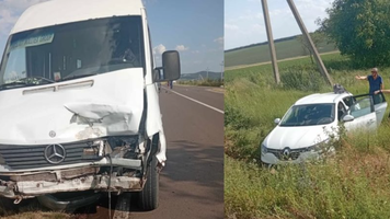 Accident grav la Sîngerei, provocat de o depășire riscantă: O persoană a ajuns la spital