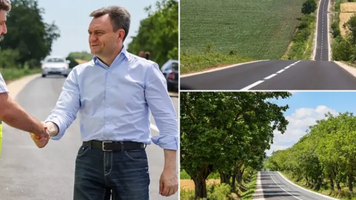 (FOTO) Dorin Recean, la Orhei: „În ultimii 4 ani, am dat în exploatare de 3 ori mai mulți kilometri de drum decât în precedenții 10 ani”