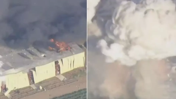 (VIDEO) Explozie uriașă la un depozit de artificii din Esparto, California