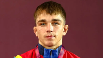 (FOTO) Maxim Sarmanov, pe podium la Campionatul European de lupte. A câștigat medalia de bronz