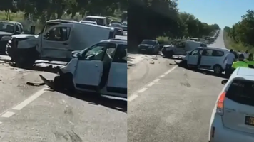 (VIDEO) Accident cu impact puternic în Sângera. Trei persoane, rănite
