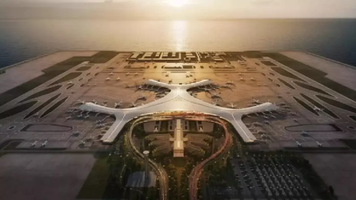 Cel mai mare aeroport construit vreodată pe o insulă artificială prinde contur în China. Cât un oraș de mare