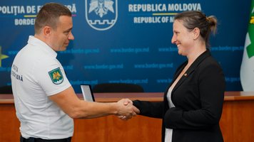 (FOTO) Poliția de Frontieră a salutat noul ofițer de legătură al Poliției Federale Germane
