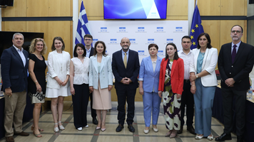 Programul Twinning al UE: deputați și funcționari din R. Moldova, în vizită de studiu la Parlamentul elen