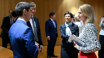 Mihai Popșoi în discuții cu miniștrii afacerilor externe ai statelor membre ale Uniunii Europene