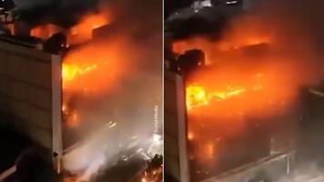 (VIDEO) Cel puțin 55 de morți și zeci de răniți în urma unui incendiu masiv dintr-un mall, în Irak