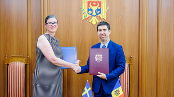 Mihai Popşoi a avut o întrevedere cu ambasadoarea Katarina Fried la final de misiune în Republica Moldova