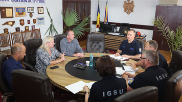 Întrevederea conducerii IGSU cu partenerii din cadrul Serviciului de Stat de Salvatori și Pompieri al Republicii Cehe