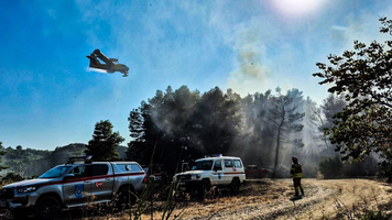 (FOTO) Peste 5 ore de intervenție continuă a pompierilor moldoveni în lupta cu incendiile din Grecia