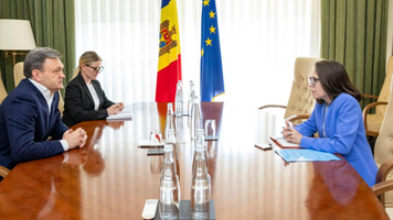 Dorin Recean s-a întâlnit cu șefa Misiunii OSCE, aflată la final de mandat