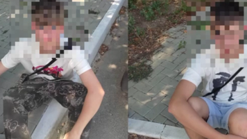 (VIDEO) Doi adolescenți, surprinși cu droguri în timp ce încercau să le ascundă într-o zonă forestieră din capitală