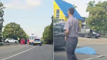 UPDATE // (VIDEO) Pieton lovit mortal de un automobil pe traseul Bălți–Glodeni