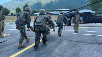 (FOTO) Contingentul KFOR-23 al Armatei Naționale execută activități de instruire în Kosovo