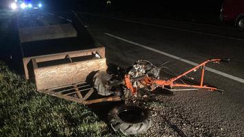 (FOTO) Poliția oferă noi detalii despre tragedia de la Orhei. „În remorcă se afla un minor de 13 ani”