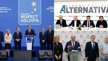 Două blocuri politice și un partid, înregistrate în cursa electorală. O formațiune a primit refuz