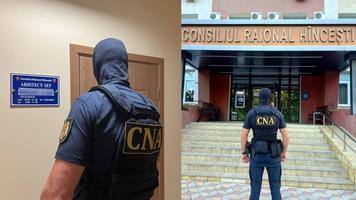 Mascații CNA au luat la puricat Consiliul raional Hîncești. Perchezițiile au loc în mai multe locații din țară, inclusiv la Chișinău