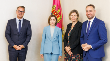 Maia Sandu a avut o întrevedere cu oficiali din Belgia, Luxemburg și Țările de Jos