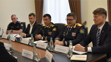 (FOTO) Întrevederea conducerii Poliției Naționale cu reprezentanții OSCE în Republica Moldova