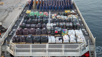 (FOTO) Peste 30 de tone de droguri confiscate, descărcate într-un port din Florida