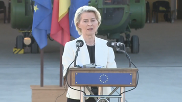 Mesajul Ursulei von der Leyen pentru Republica Moldova, transmis de la baza Kogălniceanu: „Îi vom sta mereu alături”