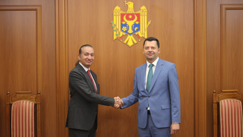 Vizita de rămas bun a ambasadorului Republicii Islamice Pakistan în Republica Moldova, cu reședința la București, Muhammad Arshad Jan Pathan