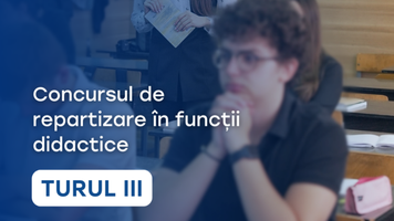 A fost lansat turul III al Concursului național de repartizare a tinerilor specialiști în școli
