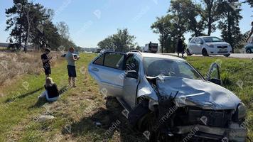 UPDATE // (FOTO) Două mașini făcute zob, la Sîngerei. Sunt victime
