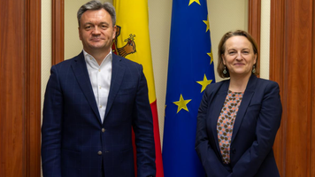 Premierul Dorin Recean a avut o întrevedere cu noua ambasadoare UE la Chișinău, Iwona Piórko