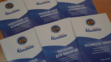 CEC a pregătit Ghidul alegătorului și pliante informative în limba română și în cinci limbi ale minorităților etnice