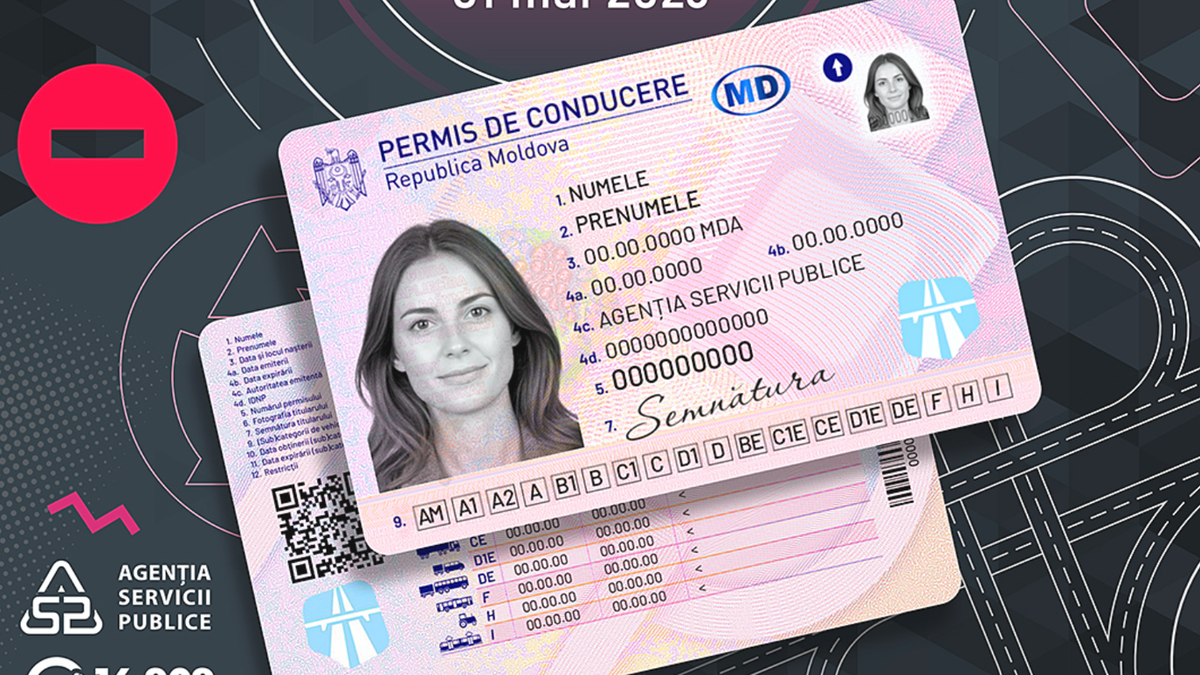 Moldovenii vor avea permise noi: Ce se schimbă și cum va arăta documentul, din 2026