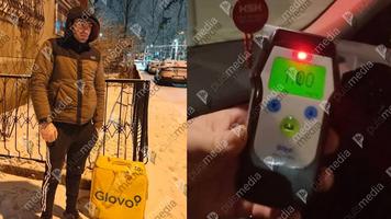 (FOTO) Curier Glovo, prins gonind mort de beat pe trotuarele din Chișinău