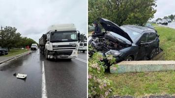 Carambol cu implicarea unui TIR, la Sîngerei. Sunt victime