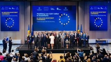 Over EUR 1 billion in new investment partnerships and financing

announced for Moldova